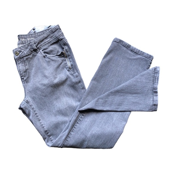 SIMPLY VERA Straight Jeans Grey Size 10 Petite - Picture 1 of 6